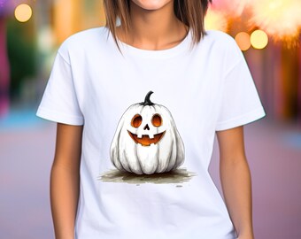 Cute Jack-o-Lantern Pumpkin t-shirt | Original art | Fall Tee | Halloween pumpkin shirt | Unisex Tshirt
