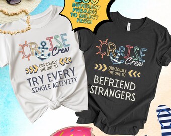 Retro rolig kryssnings-T-shirt, 150 citat kryssningsbesättnings-T-shirt, gruppkryssnings-T-shirt, parkryssnings-T-shirts för familjekryssning, personlig kryssning