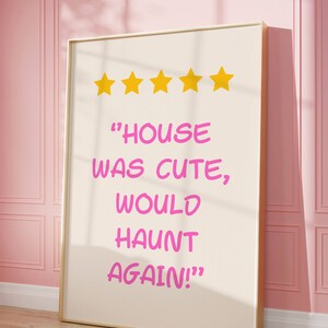 Funny Halloween Rating Poster, Trendy Halloween Wall Art (Digital Print)