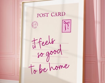 Póster de postal vintage: Impresión de decoración retro para el hogar (descarga digital)