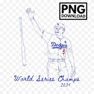 Dodgers, World Series Meister, Freddie Freeman, PNG, Clip Art, Design, Los Angeles, MVP