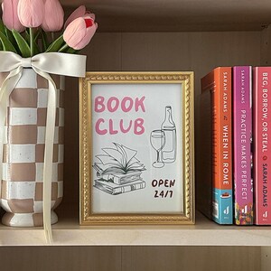 Book Club Picture Frame - Etsy