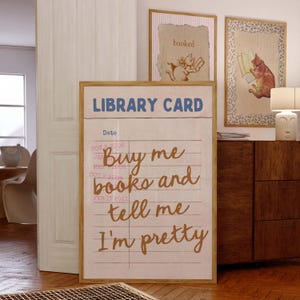 Buchecke Druck, Leseecke Kunst, Geschenk für Leser, Geschenkbuchliebhaber, kaufen Sie mich Bücher, Bibliothekskarte, Buchecke Zeichen, Leser Kunst, Buch ish