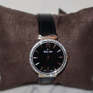 Enrico&#39;s Leather and Crystal Women&#39;s Watch