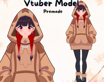Cheap Premade Vtuber Model Fully Rigged, Ready to Use Vtuber Model Rigged, Vtuber Model Female, Vtuber Model Autumn, Vtuber Studio, Live2D