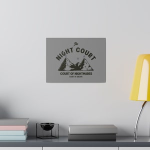 ACOTAR Night Court Matte Canvas