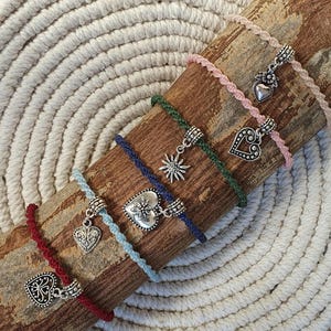 Traditional costume bracelet, dirndl, Oktoberfest, Wiesn, folk festival, macrame