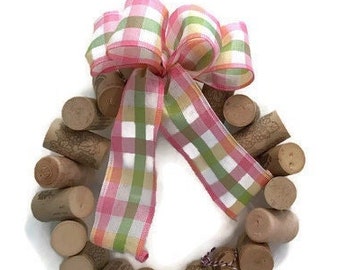 6” Cork wreath, synthetic 6” cork wreath