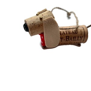 Basset Hound figurine, cork basset hound, basset hound pet ornament