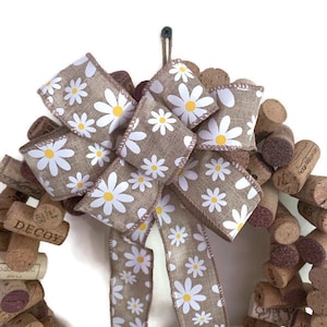 Cork wreath, door wreath, cork wreath for bar, recycled cork wreath