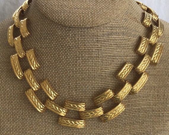 ANNE KLEIN Bold Chain Link Necklace, 17-1/2”, Vin… - image 1