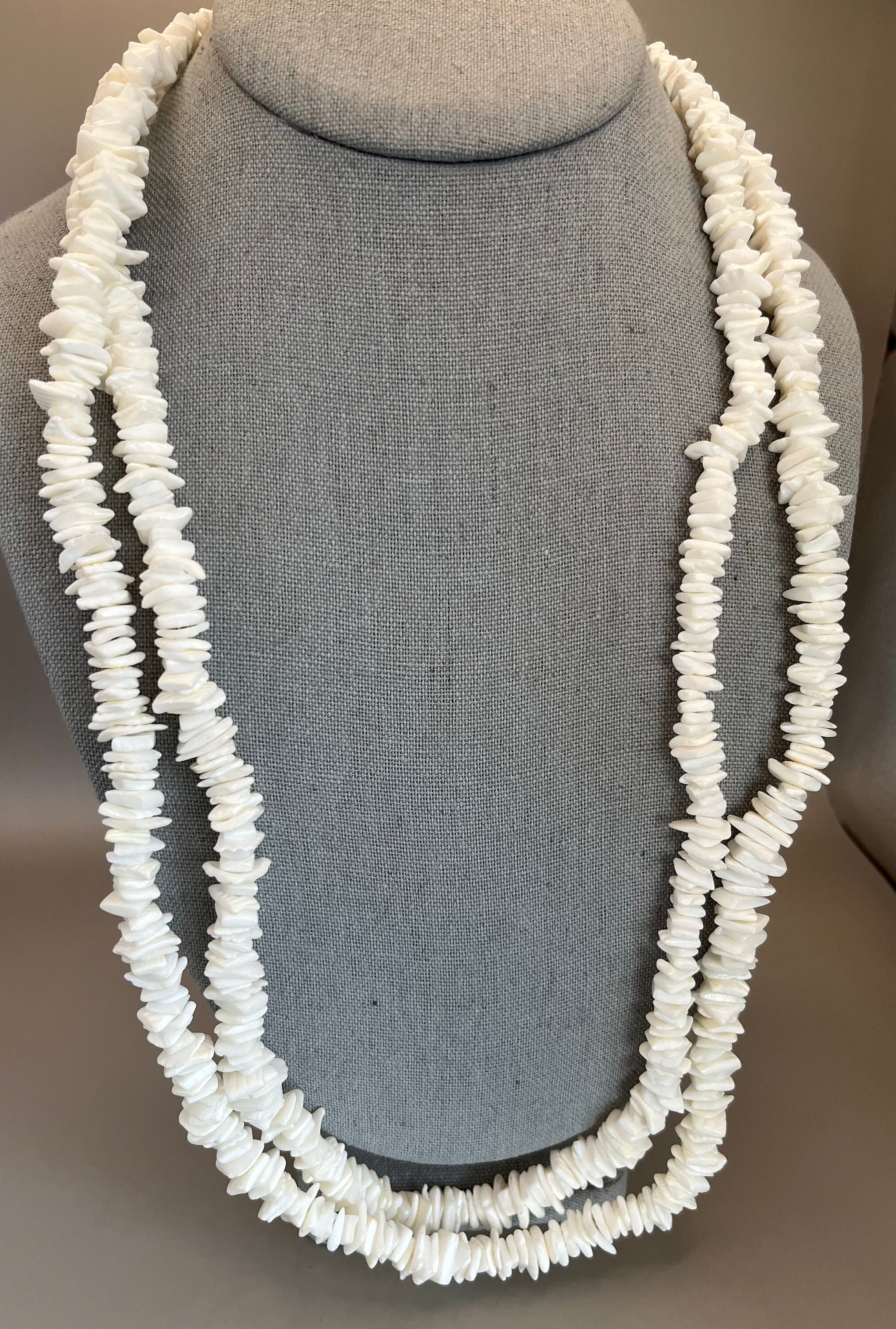 Puka Shells Seashell Necklace Natural Large Hawaiian Puka Shell