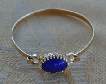 Bracelet Extensible Vintage Années 70 - Perles Rondes Et Carrées Argentées - 472