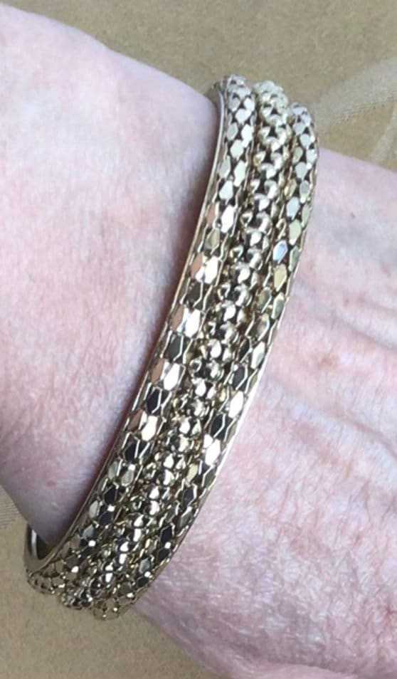 アクセサリー 00s archive vintage chain leather bangle Vintage, Bangle Bracelet, Circa 2000s, Stamped, Navajo