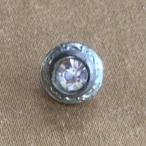 Rhinestone Pot Metal Tie Tac, Vintage (AP2)