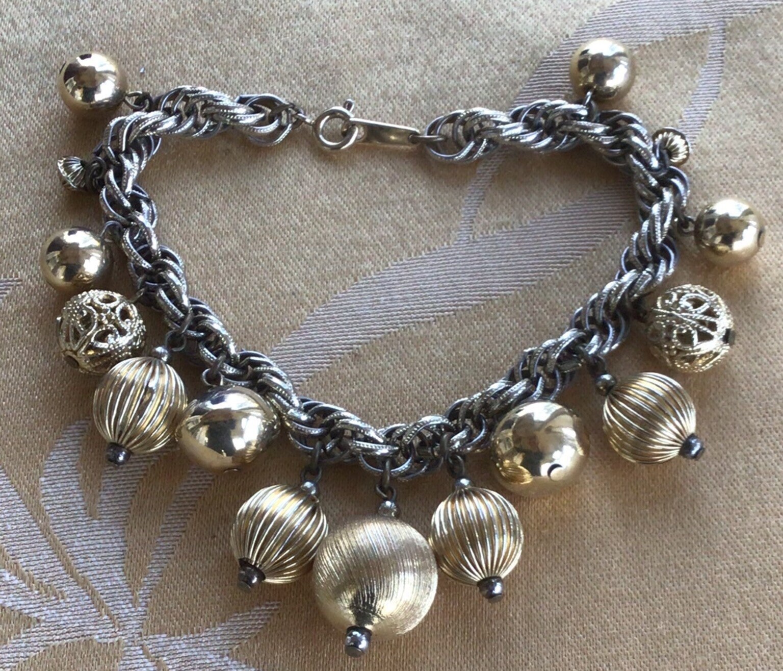 Elegante Bracciale Oro Bianco - Charm E Gemme - Foto 7