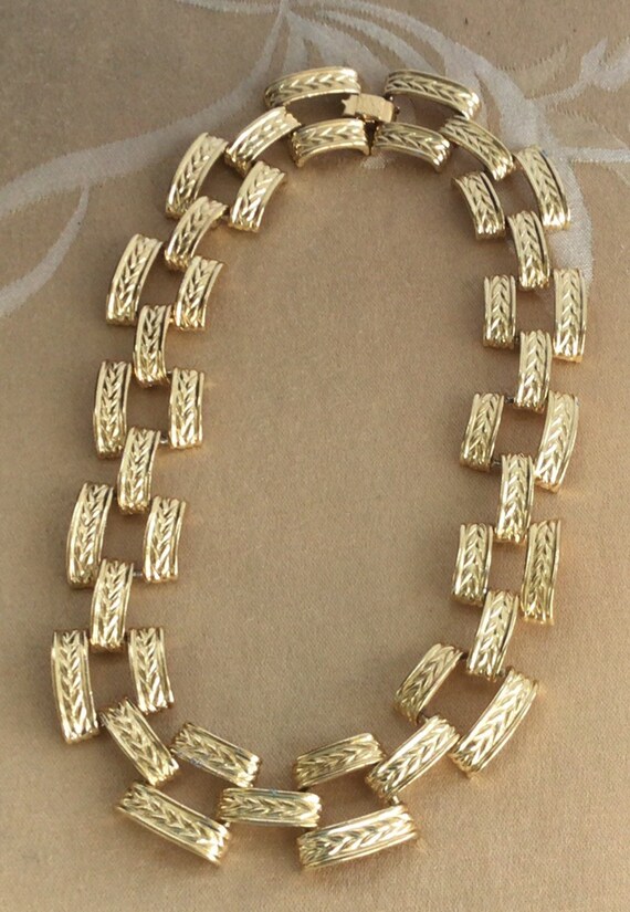 ANNE KLEIN Bold Chain Link Necklace, 17-1/2”, Vin… - image 2