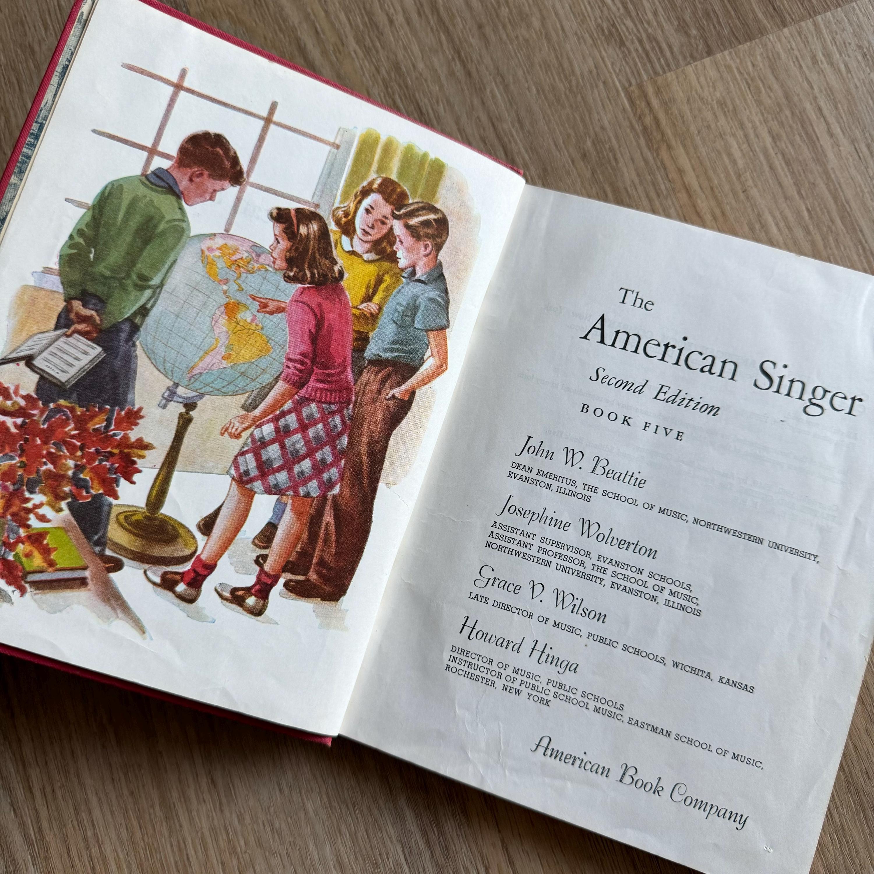 1955 - the American Singer - Second Edition Book Five - by