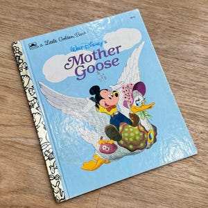 1992 - A Little Golden Book - Walt Disney’s Mother Goose - Vintage Hardcover Book - Children’s Book