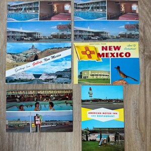 Lot de 6 cartes postales vintage - Vintage Paper Ephemera