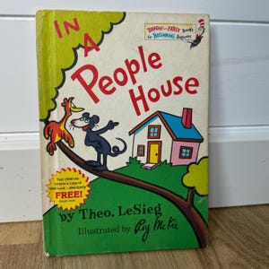 1972 - Dr. Seuss - Im Haus der Menschen - von Theo. LeSieg - Vintage Hardcover Buch