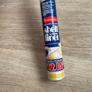 Vintage Rubbermaid Smooth &#39;n Easy Shelf & Schublade Liner Rolle - Vintage Papier Ephemera - Junk Journaling