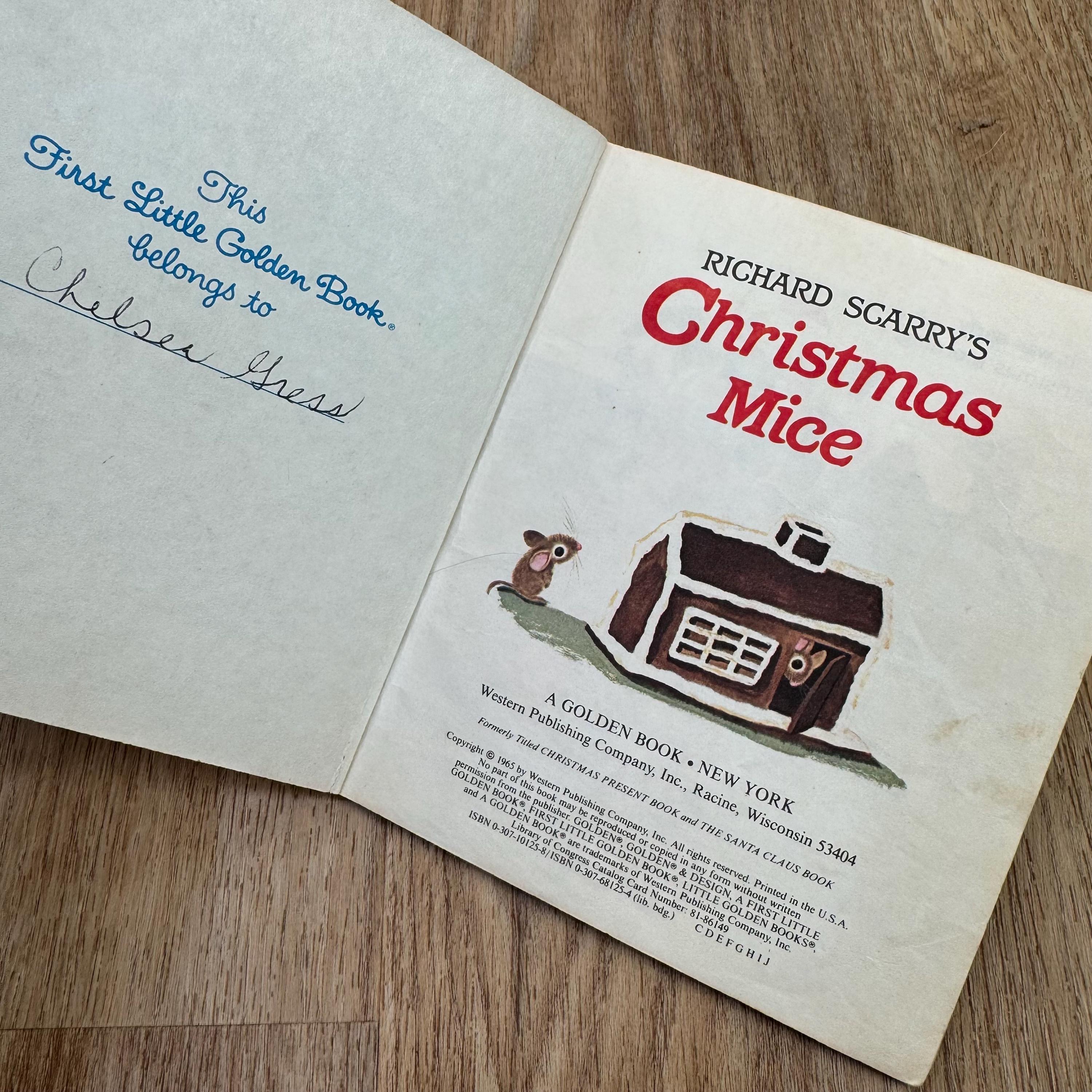 Richard Scarry's Christmas Mice: Richard Scarry