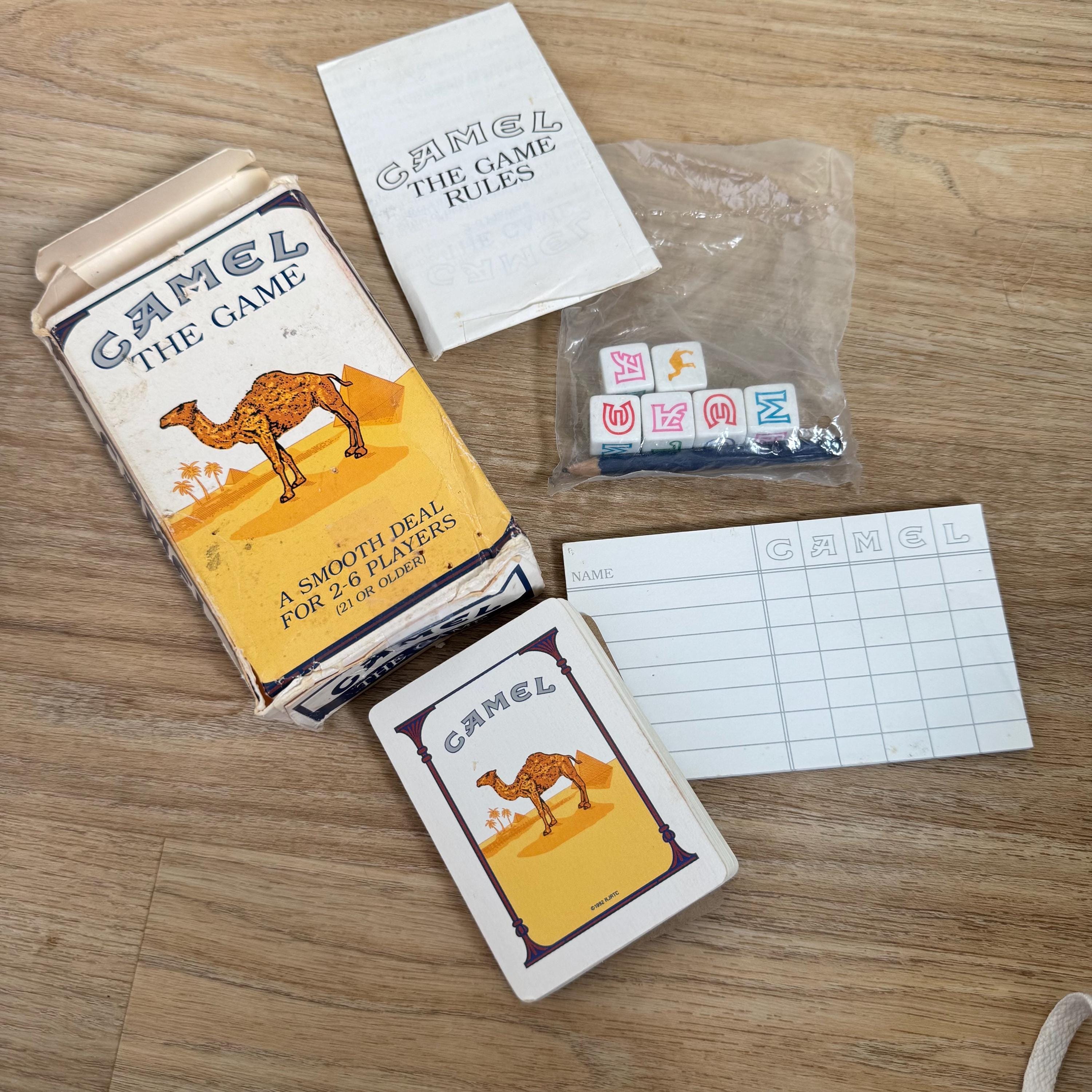 Vintage Card Game - 1992 Edition Camel Cigarettes the Game