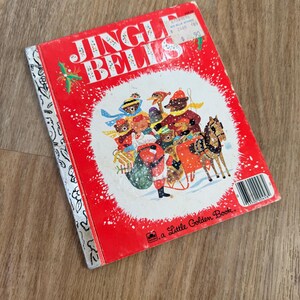 1964 - A Little Golden Book - Jungle Bells - by Kathleen N. Daly - Vintage Hardcover Children’s Book