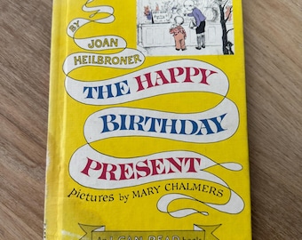 THE HAPPY BIRTHDAY BOOK 1972年 ホールマーク洋書絵本 1962 - the Happy Birthday Present - by Joan Heilbroner - Vintage