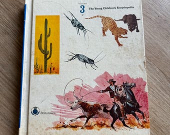 1970 - The Young Children’s Encyclopedia - Volume 3 - Vintage Hardcover Children’s Book - Vintage Children’s Book