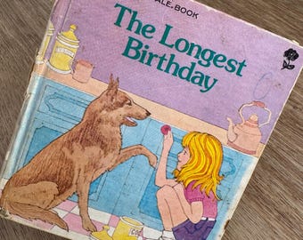 1970 - Whitman Tell A Tale Book - The Longest Birthday - Vintage hardcoverboek - Hardcover kinderboek
