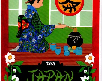 Matted Print - Tea Creations: Japan