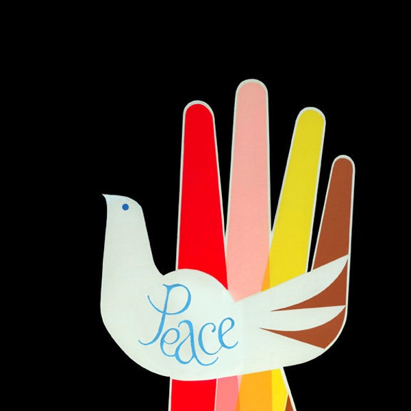 Giclee (Archival) Print of Vintage Peace Poster from 1968