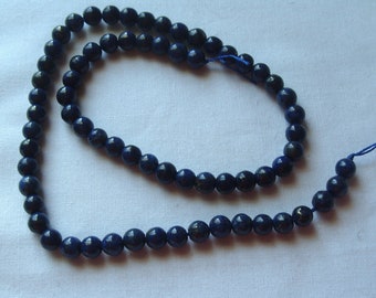 1 Full Strand 6mm Lapis Lazuli Gemstones Crystals