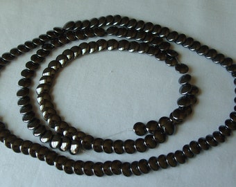 2 Full Strands of 8.5mm Hematite Gemstones Crystals Lot 28