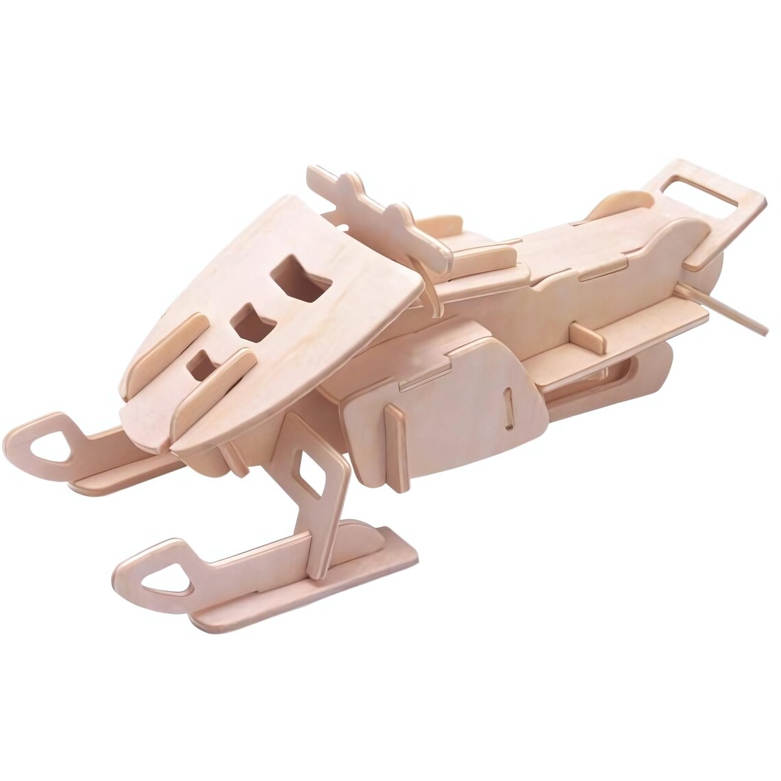 3D Snowmobile SVG DXF | Laser Cut Files | 3mm Plywood Model | Winter ...
