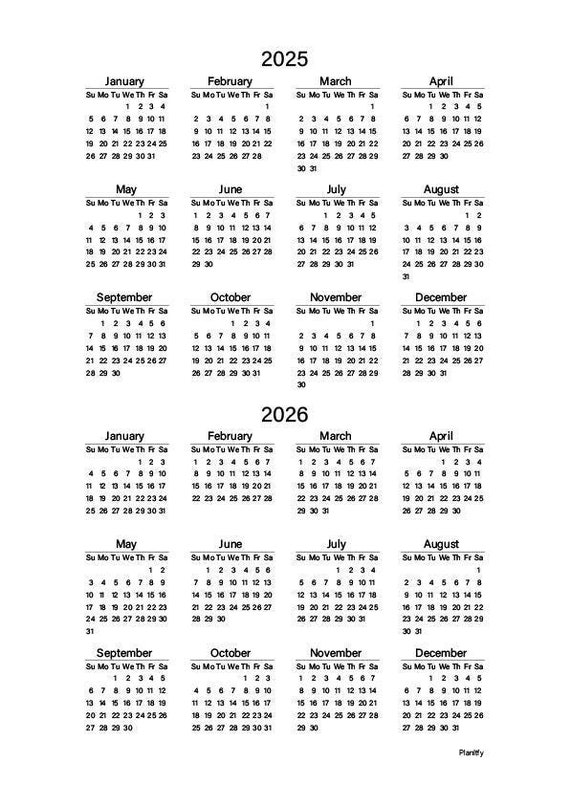 Tischkalender 2025/2026 - Schreibtischkalender Mit Notizseiten