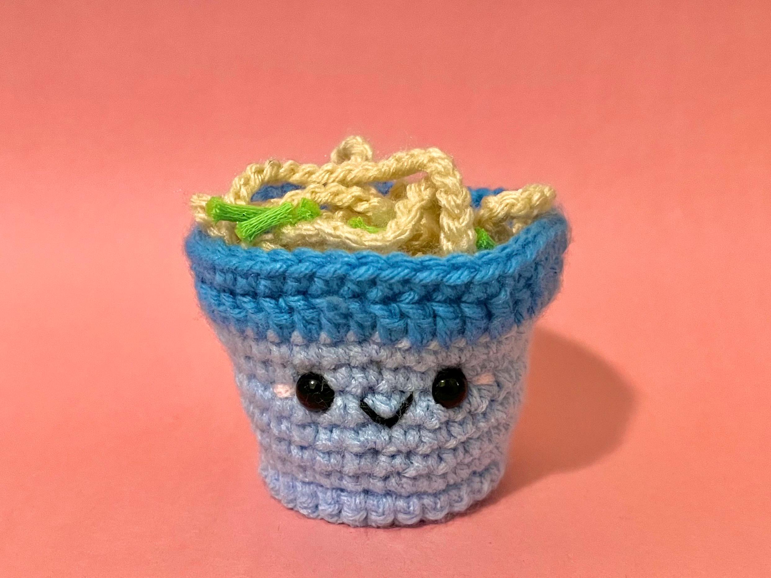 Cute Ramen Pattern Amigurumi Crochet Ramen Pattern PDF File Download Easy Simple Japanese ...