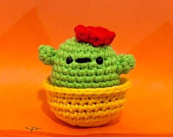 Crochet Amigurumi Cactus Pattern PDF file download easy beginner simple desert cute