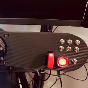 Moza R12 Buttonbox dashboard - STL file Digital file - Simracing with Wind Sim