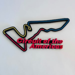 Muurkunst racebaan - Formule 1-racebanen - Muurkunst - 3D-geprint - Racebanen met sectoren