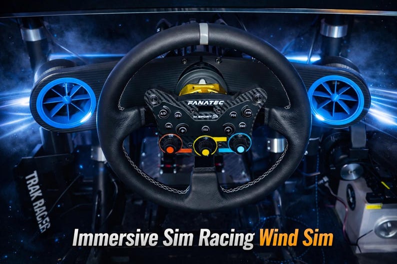 Sim Racing Wind Simulator | High Airflow Cockpit Immersion | Simhub ...