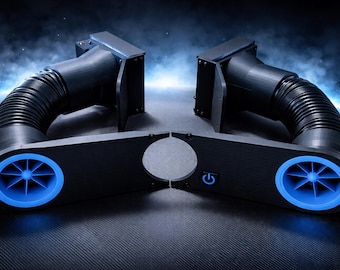 SimHub Wind Simulator Kit | Sim Racing Wind Fans | High Speed Airflow Cockpit System