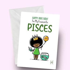 Alles Gute zum Geburtstag Pisces, Karte schwarz, Sternzeichen Geburtstag, Pisces schwarz Mädchen, Pisces schwarz Frau, Astrologie, Piscean, Februar März geboren