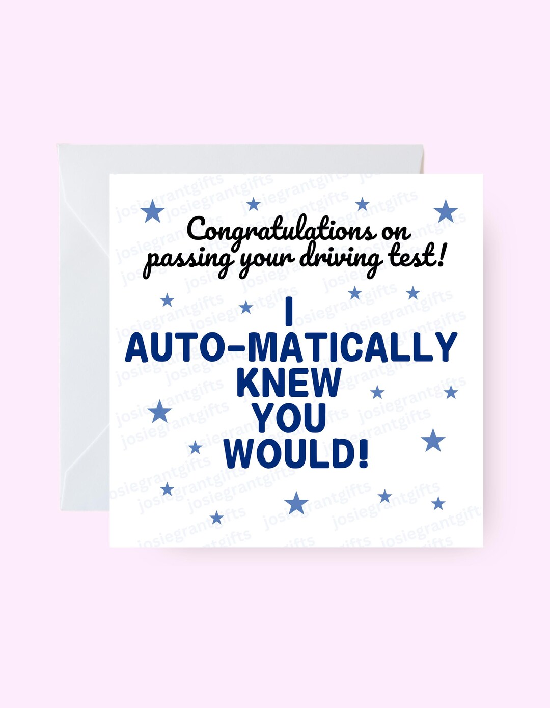 P Sign Driver Congratulations Congratulations on Passing Your Driving Test, Funny Auto Pun Card ...