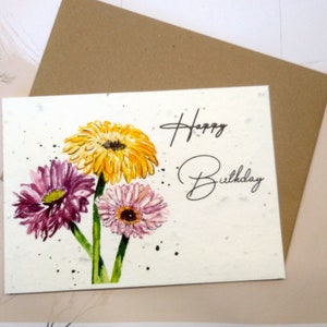 Saatkarte "Happy Birthday"