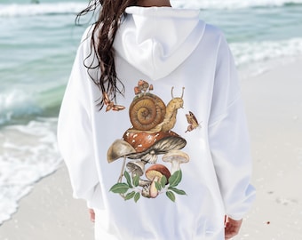 Snail Mushroom Moth Png, Whimsigoth Png, Cottagecore Png, Nature Lover Png, Fairycore Png, Aesthetic Png, Snail Digital Download Png