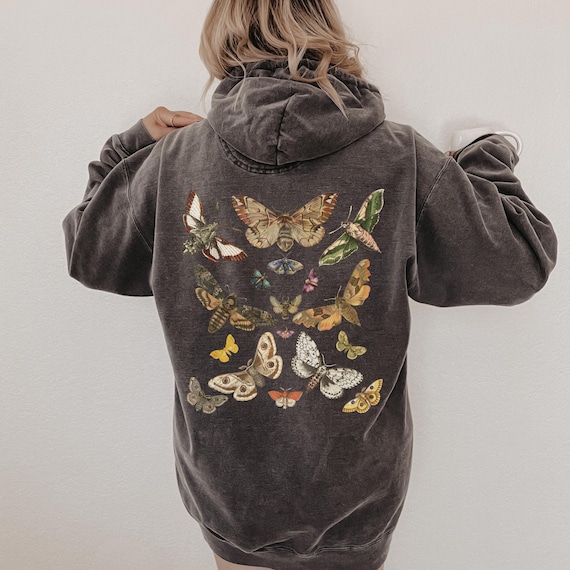 Vintage Moth Sublimination Png, Cottagecore Png, Goblincore Png, Whimsigoth Png, Fairycore Garden Lover Png