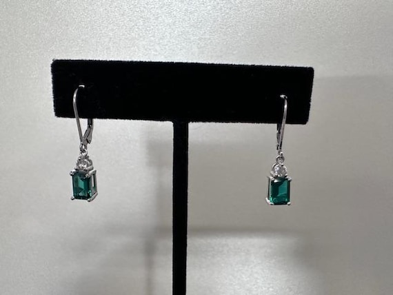 Sterling Silver Small Dangle Earrings - image 3